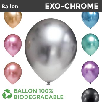 Bouquet De Ballons Argent Chrome