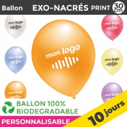 Ballons EXO-NACRES print 30cm | 10 Jours