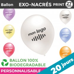 Ballons EXO-NACRES print 27cm | 20 Jours