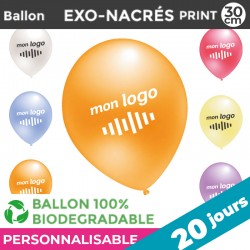 Ballons EXO-NACRES print 30cm | 20 Jours