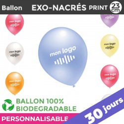 Ballons EXO-NACRES print 23cm | 30 Jours