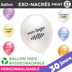 Ballons EXO-NACRES print 27cm | 30 Jours