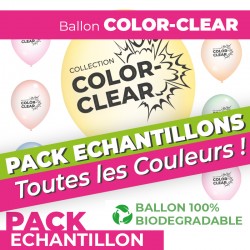 Collection COLOR-CLEAR - Echantillons