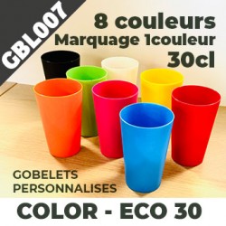 Gobelet COLOR ECO 30 - 1 couleur