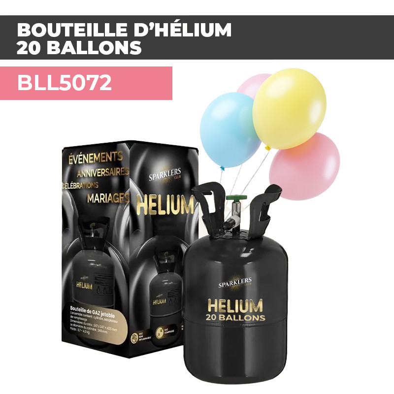 BL72 Bouteille d'hélium - 20 Ballons