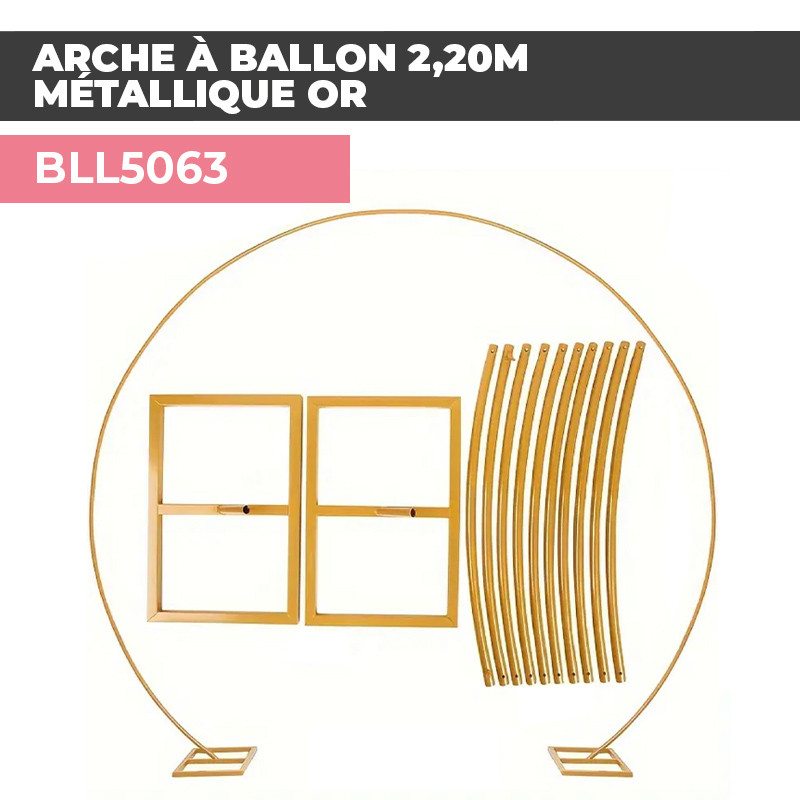 BL63 Arche à Ballon 2,20m - Métallique