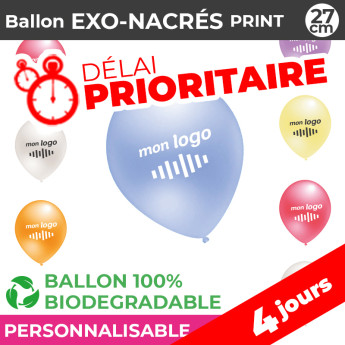 Ballon EXO-NACRES print 27cm | Prioritaire | 4 Jours