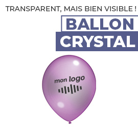 Ballon personnalisé Crystal